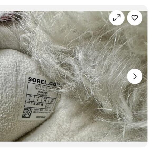 Sorel Joan of Arctic Purple Blue Winter Boots - Youth Size 4 / 35 - Picture 6 of 6